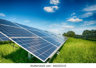 image of a big solar plant - Shutterstock ID 642225115