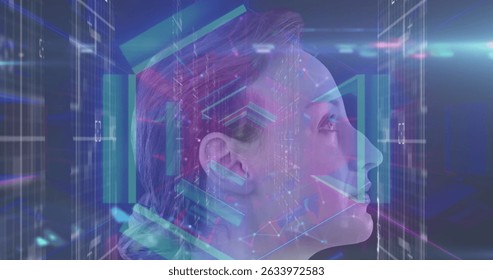 Image of binary coding data processing over male rugby players. Global business finances connections and digital interface concept digitally generated image.