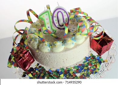 An Image Of A Birthday Cake - 10th Birthday