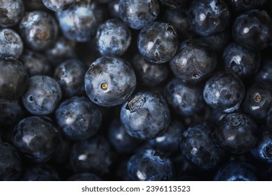 A image of blueberries cloesup pile