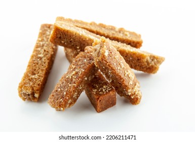 Image Of Bread Sticks White Background 