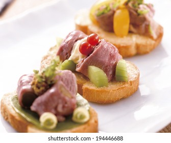An image of Canapes