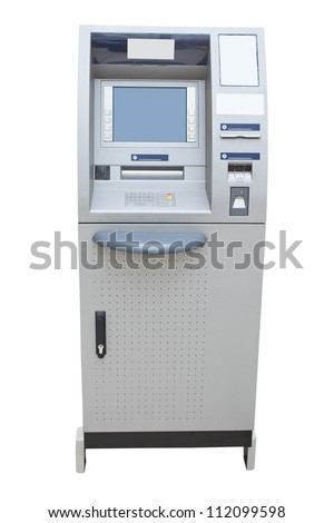The image of a cash dispenser
