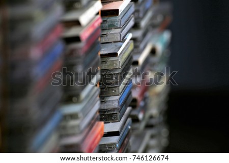 An Image of a cd Collection - Music cds