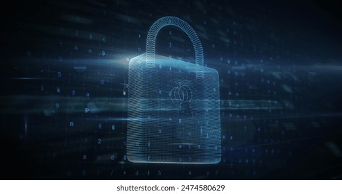 Image of changing numbers and letters over online security padlock. global internet security, data processing, connections and digital interface concept digitally generated image. - Powered by Shutterstock - Get 15% off with code: PIKWIZARD15