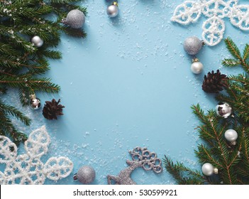 Image Of Christmas Theme On Background