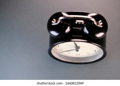 The image of a clock close up