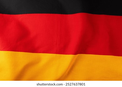 Image of close up of wrinkled national flag of germany. National flags, patriotism and celebration concept. - Powered by Shutterstock