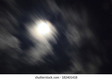An image of Clouds at night - Shutterstock ID 182401418