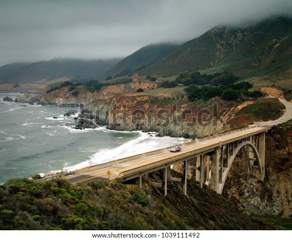 An image of Coastal road\
California