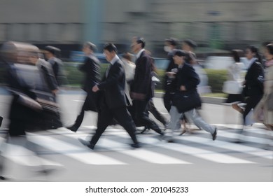 An Image of Commuting Scene