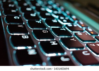 An image of a computer keyboard close up.