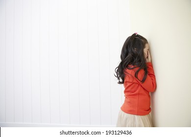 The Image Of Cute Asian Kid Playing Hide And Seek 