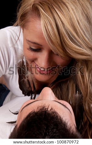 Similar – Image, Stock Photo Baby sleeping on a blanket while her mother looks