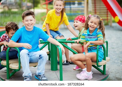 Image Joyful Friends Having Fun On Stock Photo 154519823 