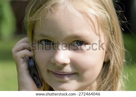 Similar – have a chat Child Girl