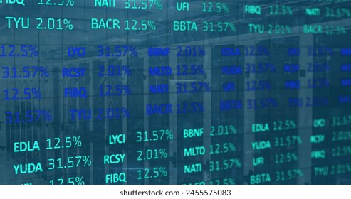 Image of cyber attack text and financial data processing over computer servers. Global business, data processing, digital interface and connections concept digitally generated image.