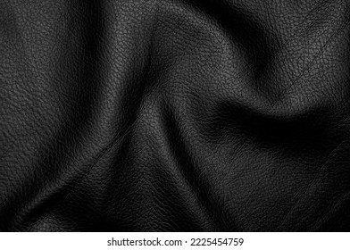 image of dark leather background 