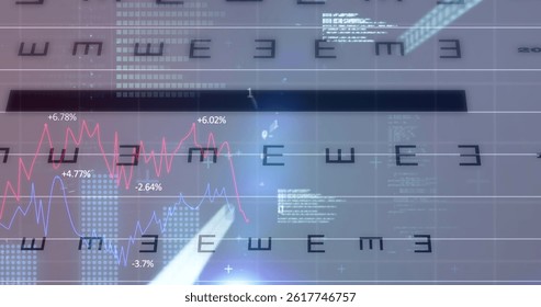 Image of data processing and letters over black background. global business and digital interface concept digitally generated image.