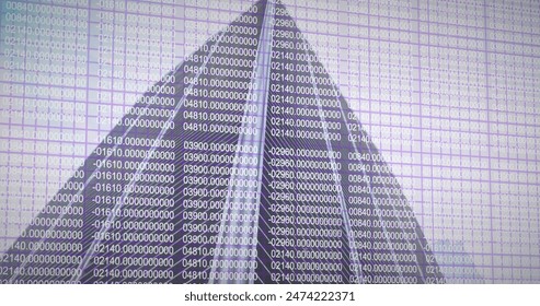 Image of data processing with media icons over cityscape. global business, data processing and digital interface concept digitally generated image.