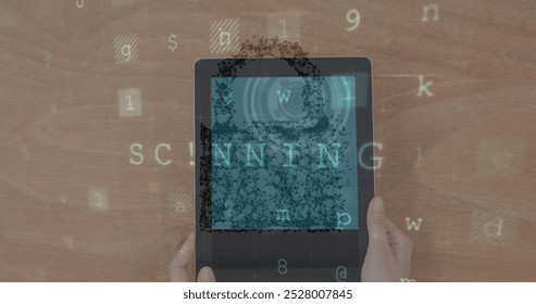 Image of data processing over connections and computer brazil. Global business data processing and computing concept digitally generated image.