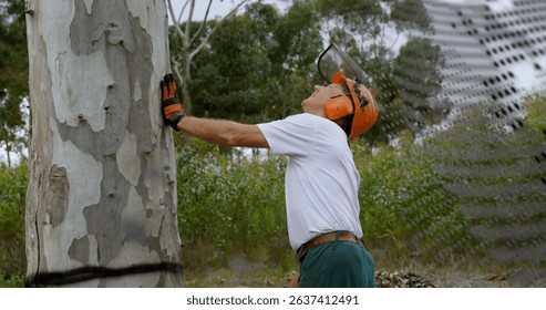 Image of data processing over muscular man exercising. Family life sports and competition concept digitally generated image.