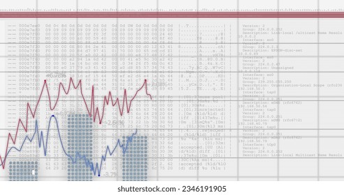 Image of data processing over white background. Global business, finances and digital interface concept digitally generated image. - Powered by Shutterstock - Get 15% off with code: PIKWIZARD15