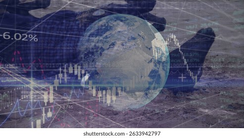 Image of data processing over white background. Global communication digital interface and data network concept digitally generated image. - Powered by Shutterstock - Get 15% off with code: PIKWIZARD15