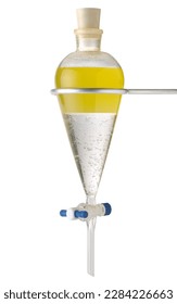 Image of a decantation experiment   