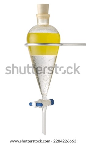 Image of a decantation experiment   