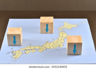 Image of declining population, etc.
