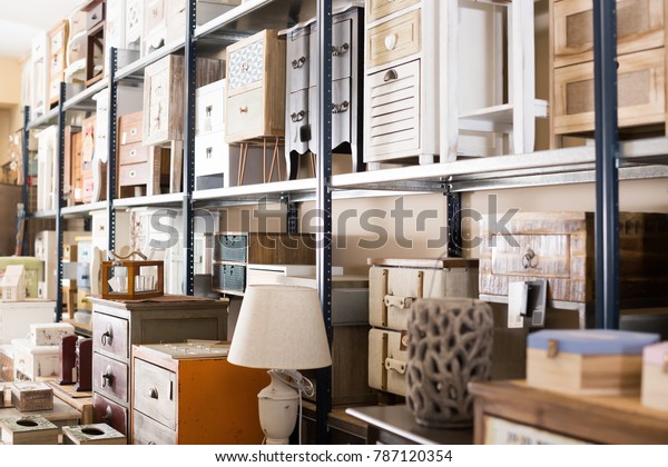 Image Designer Furniture Shop Exclusive Furniture Stock Photo