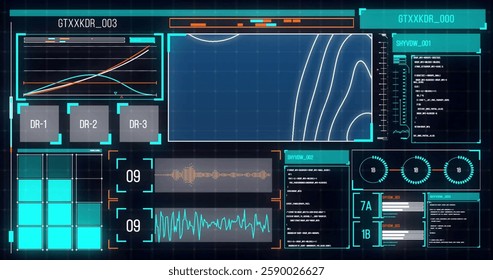 Image of digital data processing over computer screens. Global connections, computing and data processing concept digitally generated image.