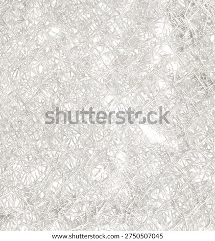 The image displays an abstract close-up texture composed of fine granular particles. The particles appear to be uniformly distributed, forming a subtle and intricate pattern that creates a soft, grainy visual effect. The overall tone is neutral with slight variations in shading, giving it a delicate and almost ethereal quality. This texture could be used for artistic backgrounds or design elements where a natural, organic feel is desired.