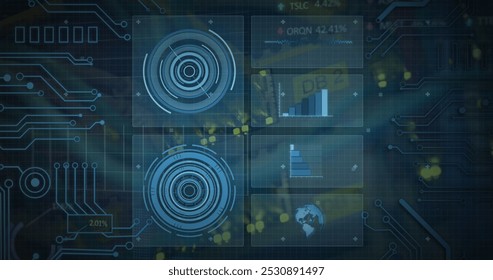 Image of diverse data processing on digital screen. data processing, technology and digital interface concept digitally generated image. - Powered by Shutterstock - Get 15% off with code: PIKWIZARD15