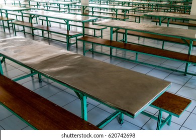 Image Of Empty School's Canteen