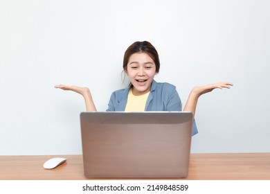 1,083 Excited business person front computer Images, Stock Photos ...