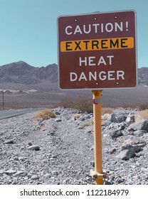 Warning Sign Death Valley National Park Stock Photo 252854056 ...