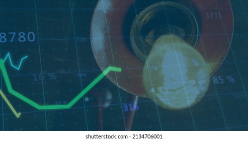 Image of financial data processing over light bulb. global finance, business and digital interface concept digitally generated image. - Powered by Shutterstock - Get 15% off with code: PIKWIZARD15