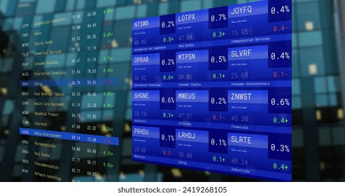 Image of financial data processing over screens. Global networks, business, finances, computing and data processing concept digitally generated image. - Powered by Shutterstock - Get 15% off with code: PIKWIZARD15