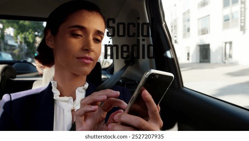 Image of financial data processing over business people using phone headsets. Global communication business connections digital interface and technology concept digitally generated image. - Powered by Shutterstock