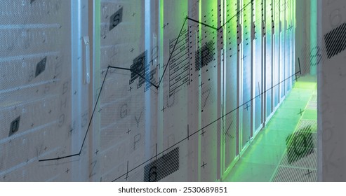 Image of financial data processing over white background. global business, finances and digital interface concept digitally generated image.