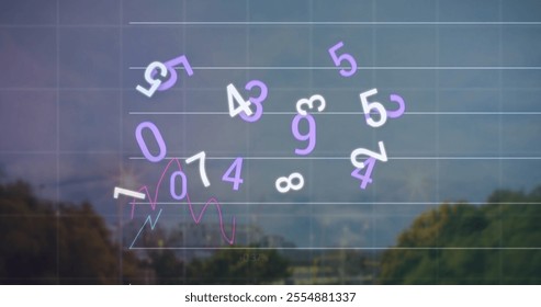 Image of financial data processing over cityscape. Global finance, business, connections, computing and data processing concept digitally generated image. - Powered by Shutterstock - Get 15% off with code: PIKWIZARD15