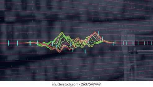 Image of financial data processing over shop interior. global shopping, digital interface, technology and networking concept digitally generated image. - Powered by Shutterstock - Get 15% off with code: PIKWIZARD15