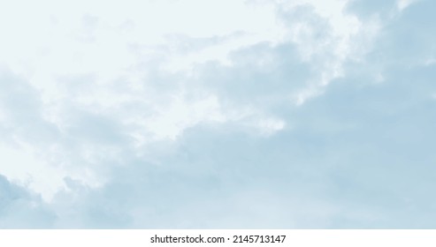 Image of fluffy white clouds flying fast through blue sky in seamless loop in hypnotic motion. Heavenly peaceful time lapse concept digitally generated image. 4k