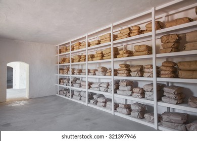 Image Of A Fully Stocked Store Room. 