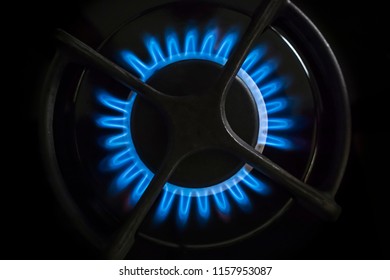 An Image Of A Gas Stove Flame