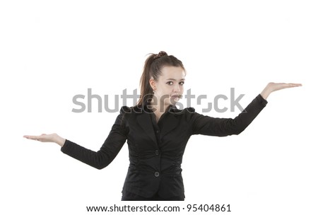 Image of a girl posing with hands