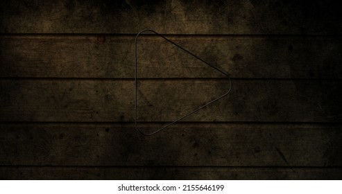 Image of glowing neon arrow icon on brick wall. social media and communication concept digitally generated image. - Powered by Shutterstock