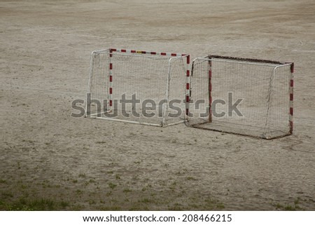 Similar – rear camera Soccer Goal